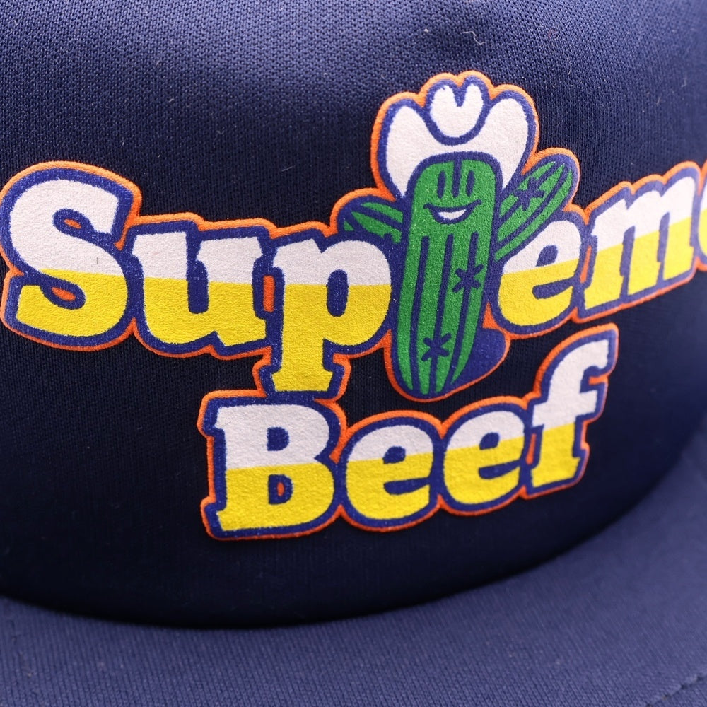 SUPREME(シュプリーム) 25SS Beef Mesh Back 5-Panel ビーフ メッシュ バック 5 パネル ベースボールキャップ 帽子 ネイビー