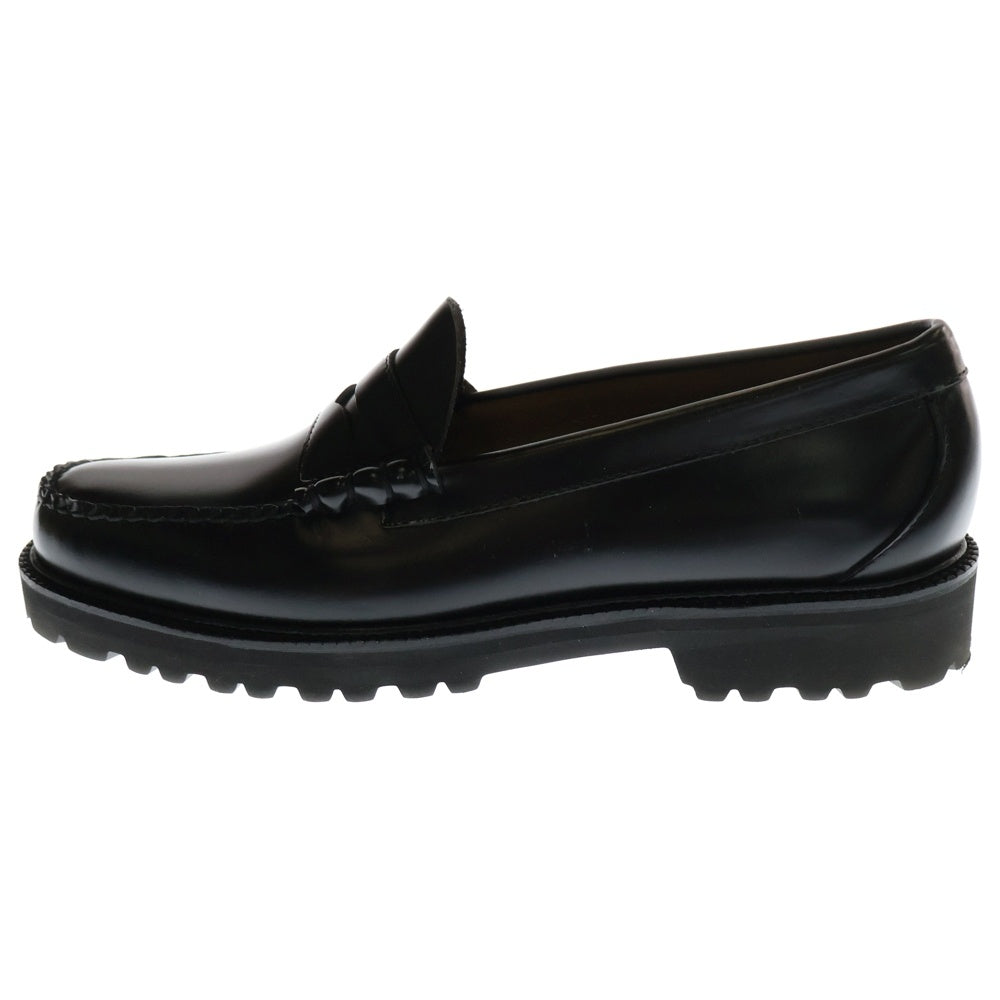 G.H.Bass(ジーエイチバス) LARSON 90s LOAFER ラーソン ナインティーズ レザーローファー 革靴 ブラック BA11510 000