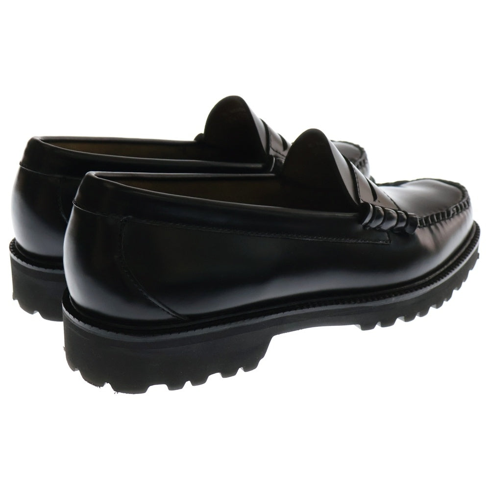 G.H.Bass(ジーエイチバス) LARSON 90s LOAFER ラーソン ナインティーズ レザーローファー 革靴 ブラック BA11510 000