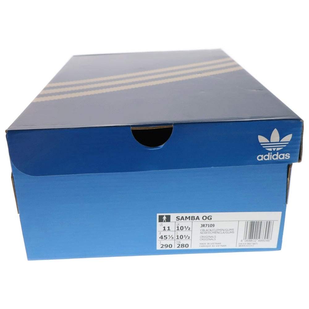 adidas(アディダス) SAMBA OG CLEAR MINT PACK サンバ オージー クリア ミント パック ローカットスニーカー ブラックUS11/29cm JR7109