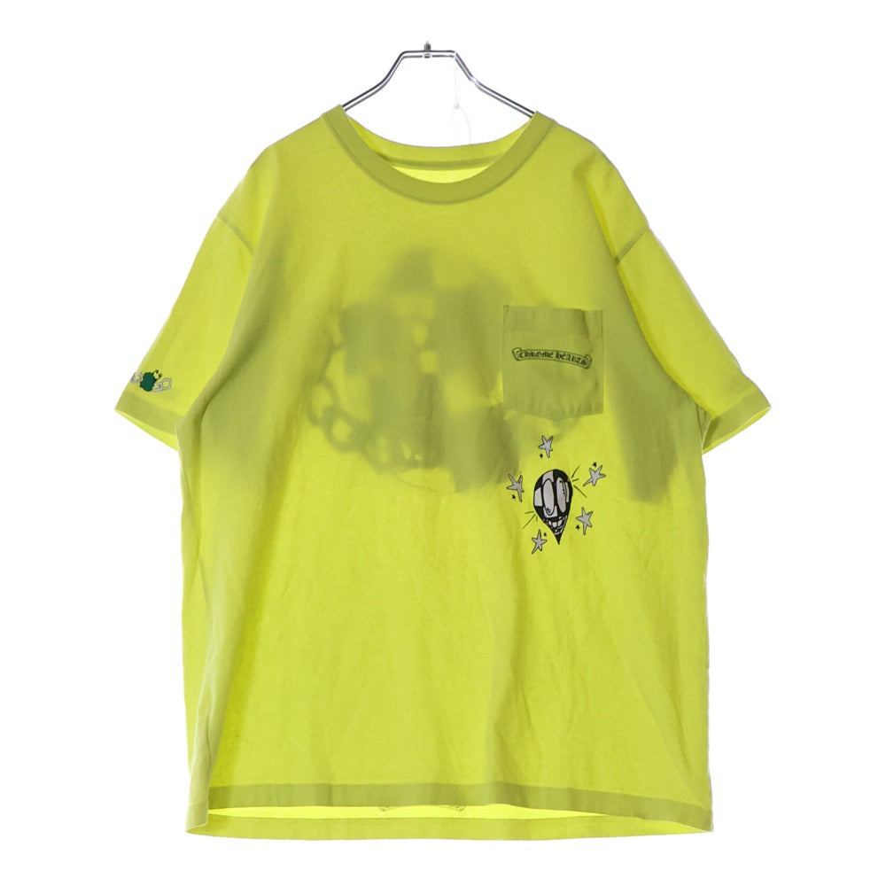 CHROME HEARTS(クロムハーツ) ×MATTY BOY PPO CHAIN GAME T-SHRT マッティボーイ チェーンゲーム プリントTシャツ 半袖カットソー グリーン イエロー
