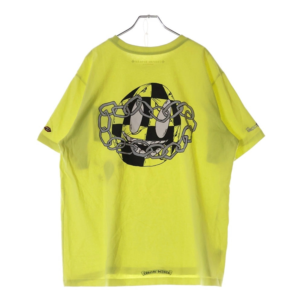 CHROME HEARTS(クロムハーツ) ×MATTY BOY PPO CHAIN GAME T-SHRT マッティボーイ チェーンゲーム プリントTシャツ 半袖カットソー グリーン イエロー