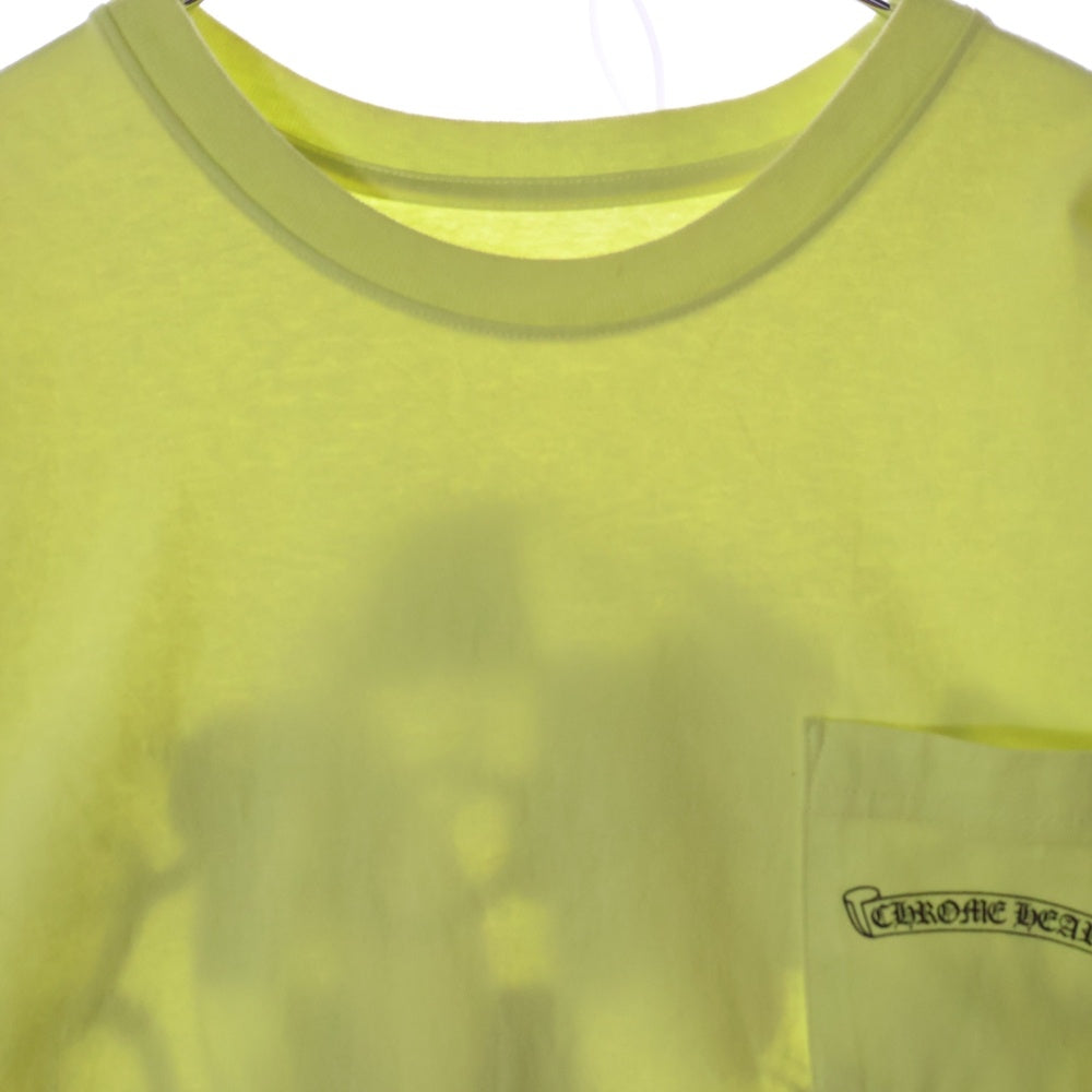 CHROME HEARTS(クロムハーツ) ×MATTY BOY PPO CHAIN GAME T-SHRT マッティボーイ チェーンゲーム プリントTシャツ 半袖カットソー グリーン イエロー