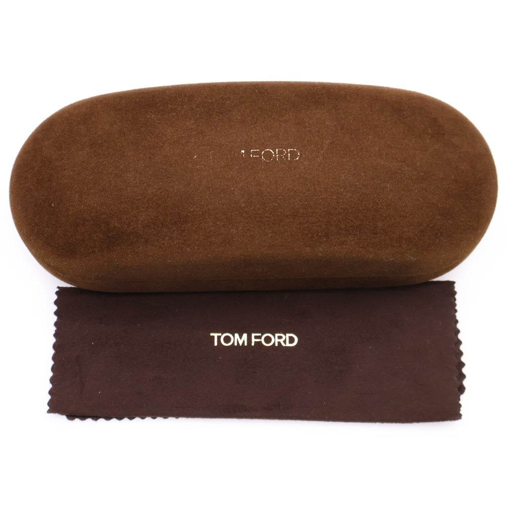 TOM FORD(トムフォード) ウェリントンシェイプ メタルブリッジ メガネ サングラス 眼鏡 ブラウン/ゴールド TF5466 052