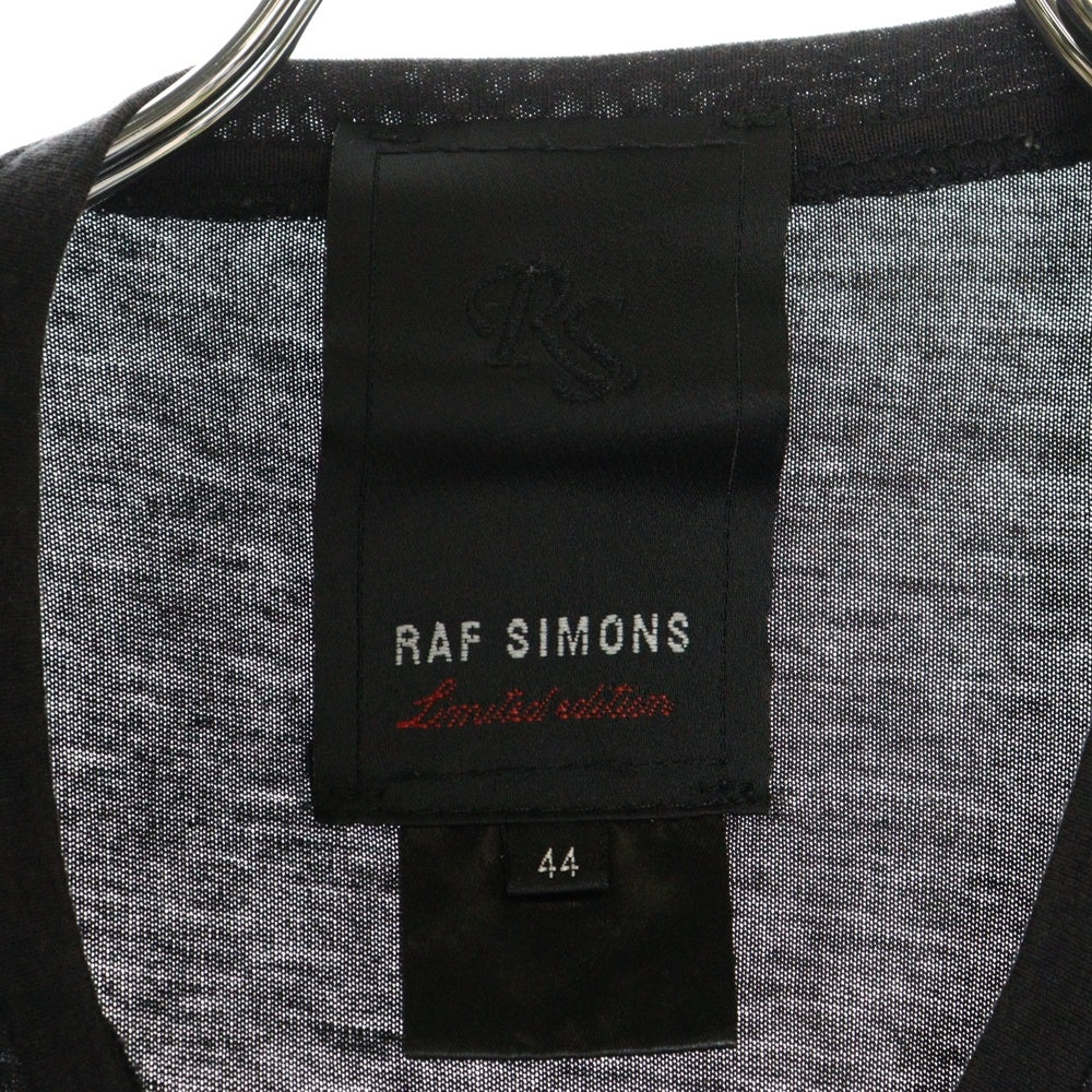 RAF SIMONS(ラフシモンズ) 05SS 10th記念 Limited Edition プリントTシャツ ブラック