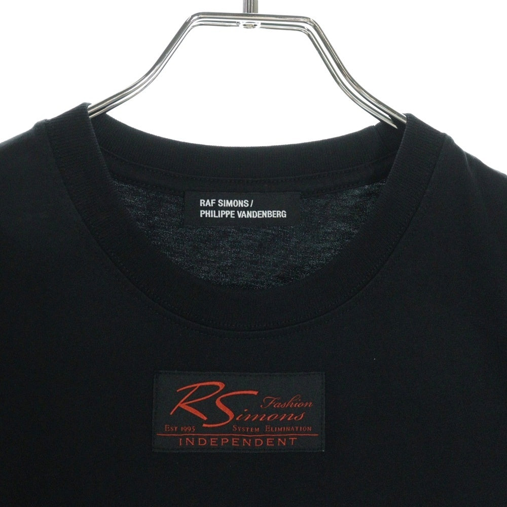 RAF SIMONS(ラフシモンズ) 23SS PHILIPPE VANDENBERG KILL THEM ALL グラフィックプリント半袖Tシャツ ブラック 231-137A