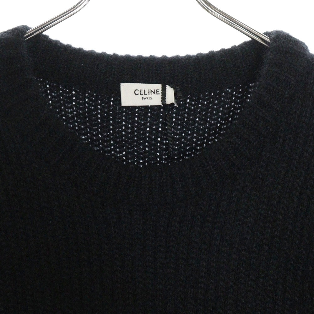 CELINE(セリーヌ) BOXY FLAG SWEATER IN MOHAIR KNIT フラッグ ボクシーモヘアニットセーター ブラック 2AB05599S