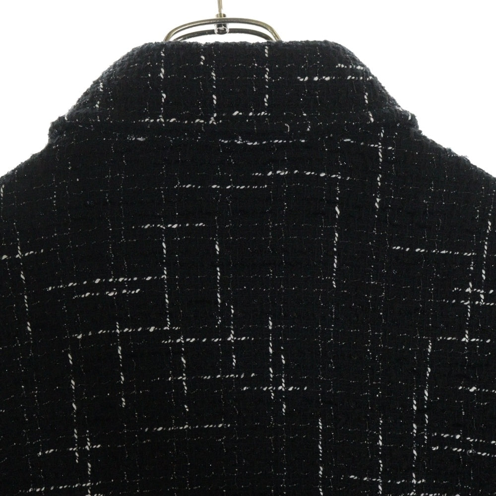 AMIRI(アミリ) Tweed Padded Overshirt ツイードオーバーシャツジャケット ブラック ブラック