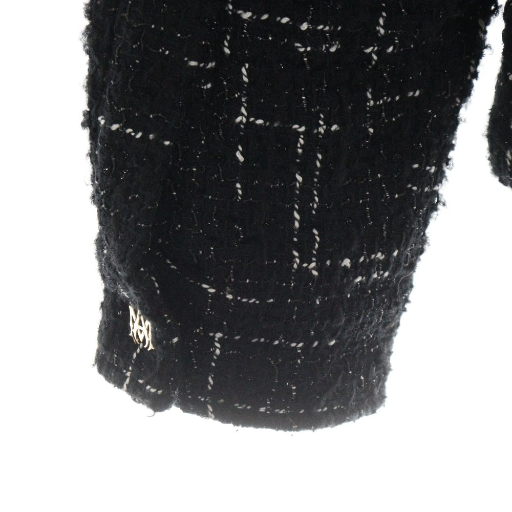 AMIRI(アミリ) Tweed Padded Overshirt ツイードオーバーシャツジャケット ブラック ブラック