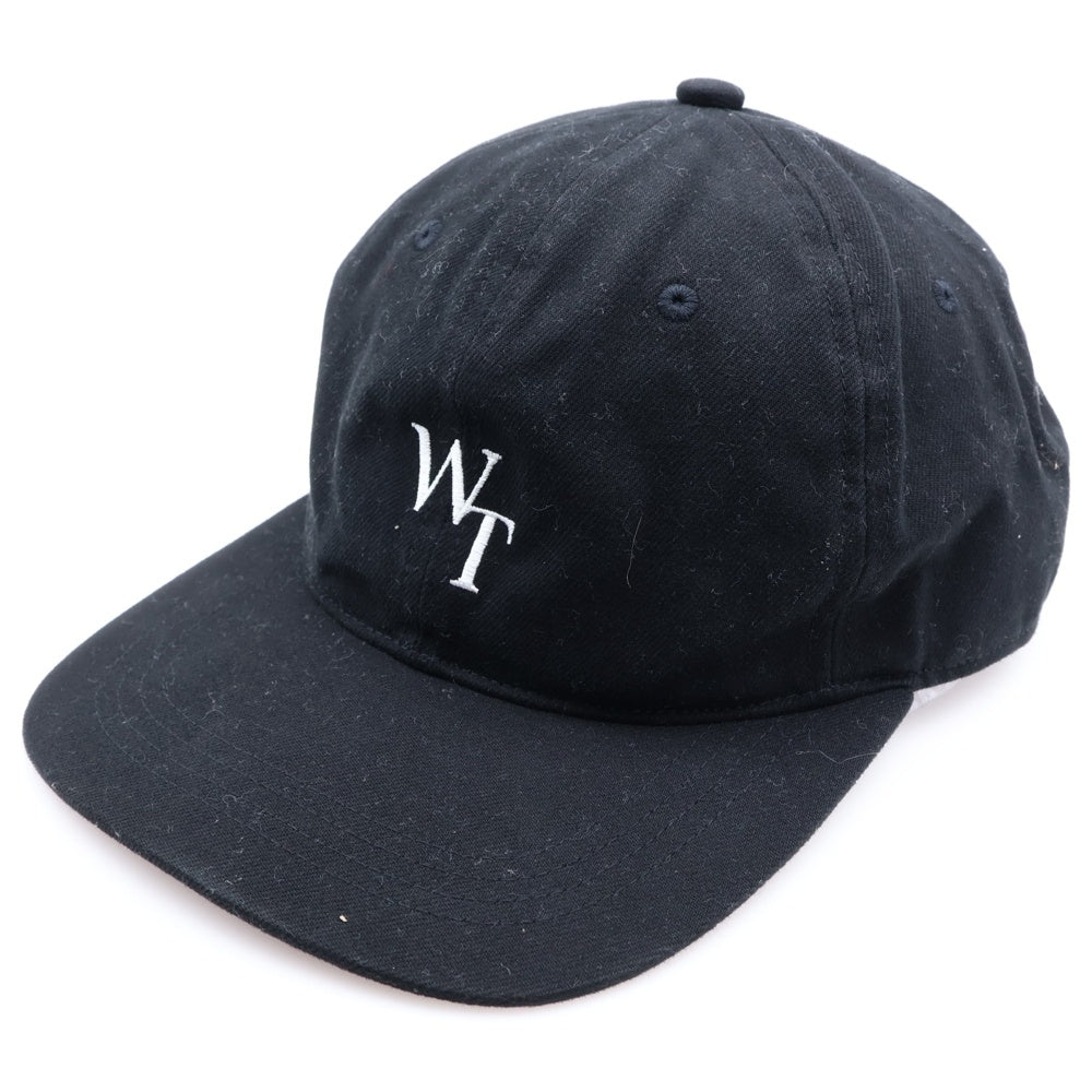 WTAPS(ダブルタップス) 23AW T-6H 02 ロゴ刺繍 6パネルキャップ ブラック