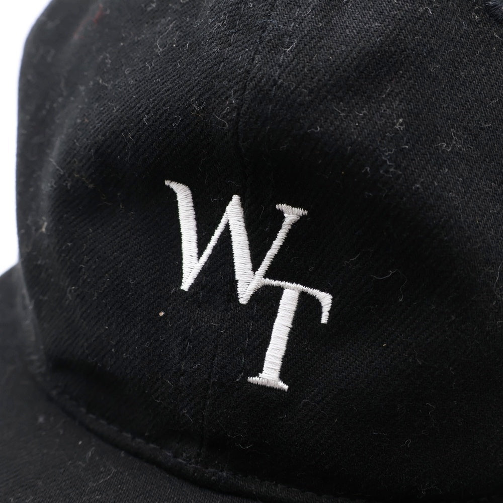 WTAPS(ダブルタップス) 23AW T-6H 02 ロゴ刺繍 6パネルキャップ ブラック