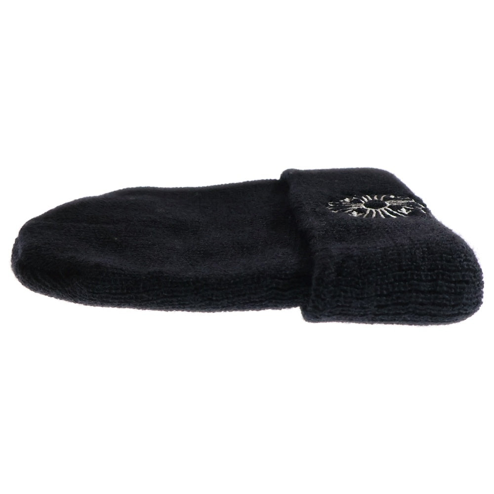 CHROME HEARTS(クロムハーツ) WOOL WATCH CAP ウールワッチキャップ CHプラス刺繍ビーニー ブラック