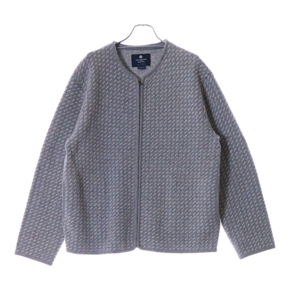 Aim? Leon Dore(エメレオンドレ) ×WOOLRICH Birdseye Knit Liner Sweater ウールリッチ バーズアイ ニットライナーセーター グレー