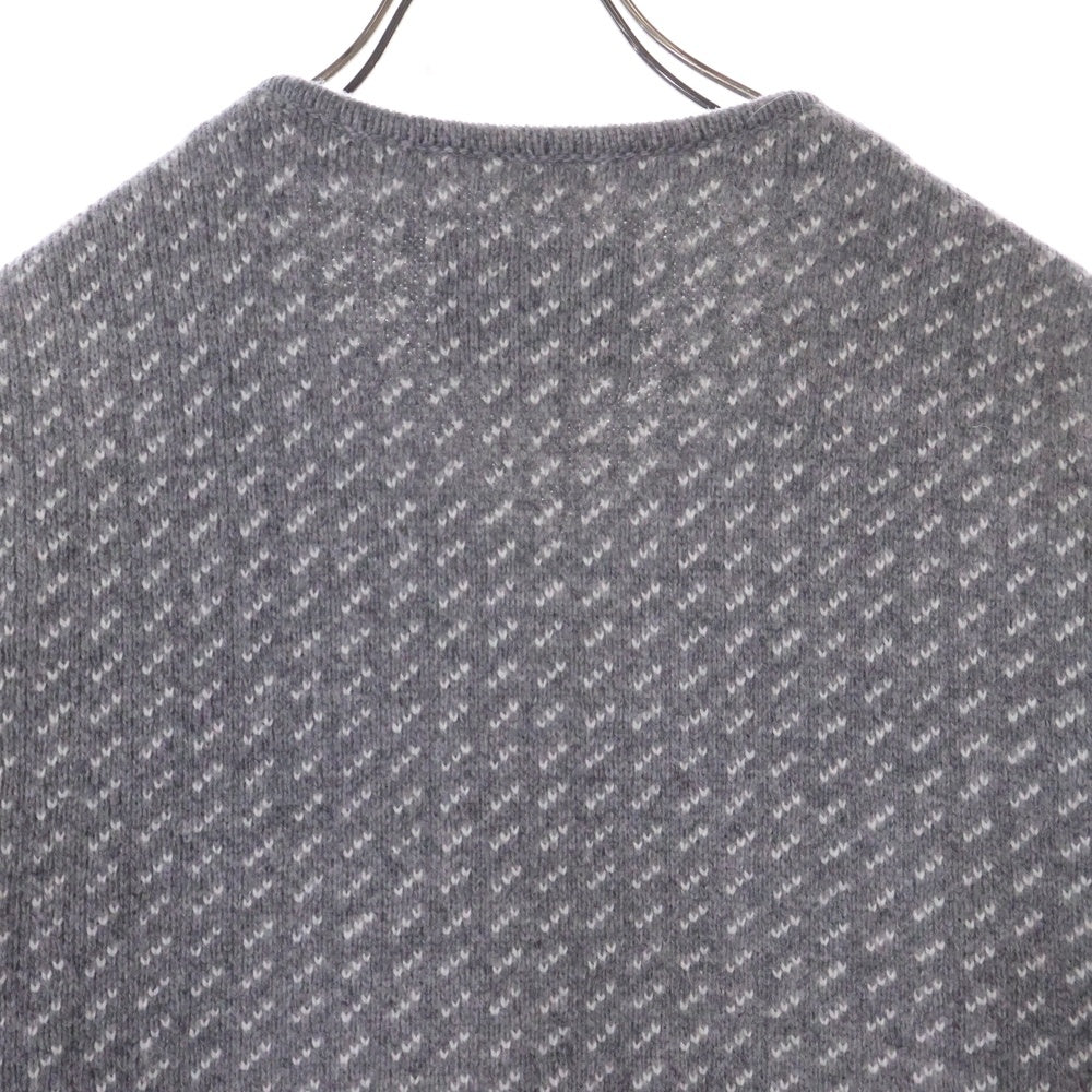 Aim? Leon Dore(エメレオンドレ) ×WOOLRICH Birdseye Knit Liner Sweater ウールリッチ バーズアイ ニットライナーセーター グレー