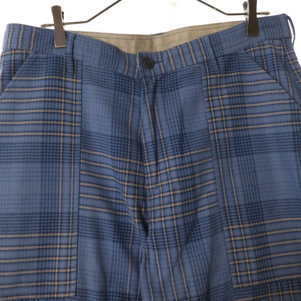 UNION(ユニオン) HAWKINS PANTS チェック ホーキンスパンツ ライトブルー KBL-037