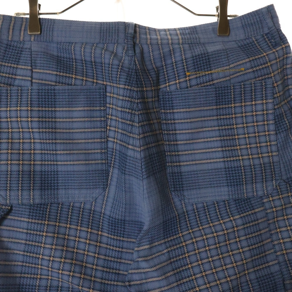 UNION(ユニオン) HAWKINS PANTS チェック ホーキンスパンツ ライトブルー KBL-037