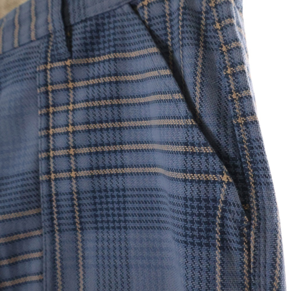 UNION(ユニオン) HAWKINS PANTS チェック ホーキンスパンツ ライトブルー KBL-037