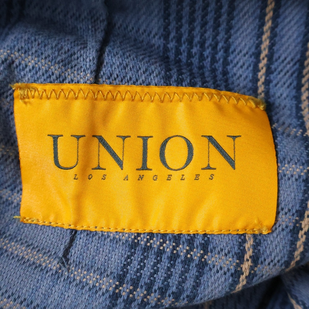 UNION(ユニオン) HAWKINS PANTS チェック ホーキンスパンツ ライトブルー KBL-037