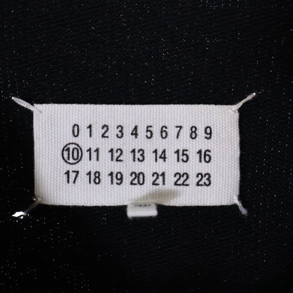 Martin Margiela 10(マルタンマルジェラ) 18SS エルボーパッチ インサイドアウト スウェットトレーナー ブラック S30GU0054
