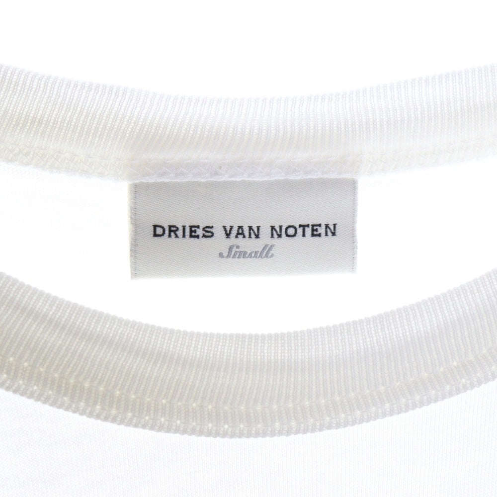 DRIES VAN NOTEN(ドリスヴァンノッテン) プレーンTシャツ 無地 ホワイト