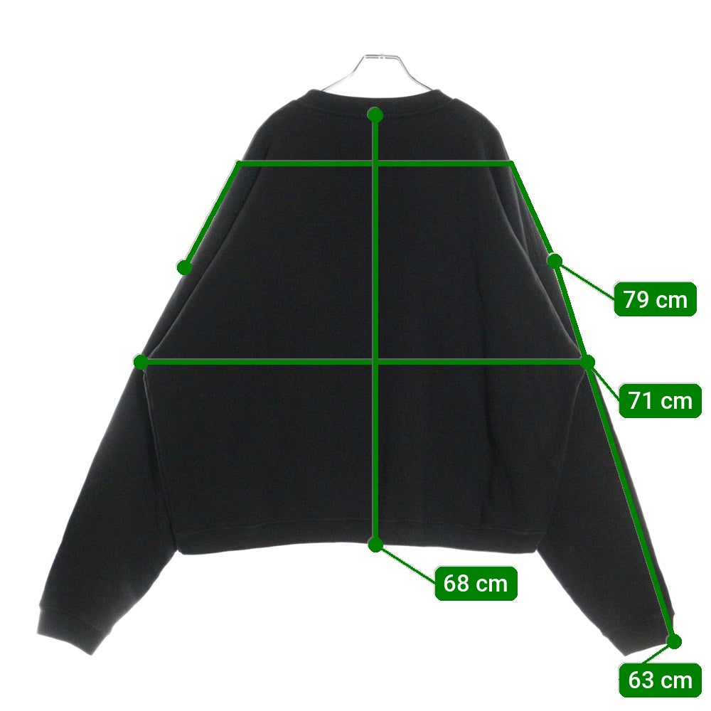 ENFANTS RICHES DEPRIMES(アンファンリッチデプリメ) Enfants Bondage 14 Crewneck Sweatshirt クルーネックスウェットシャツ トレーナー ブラック