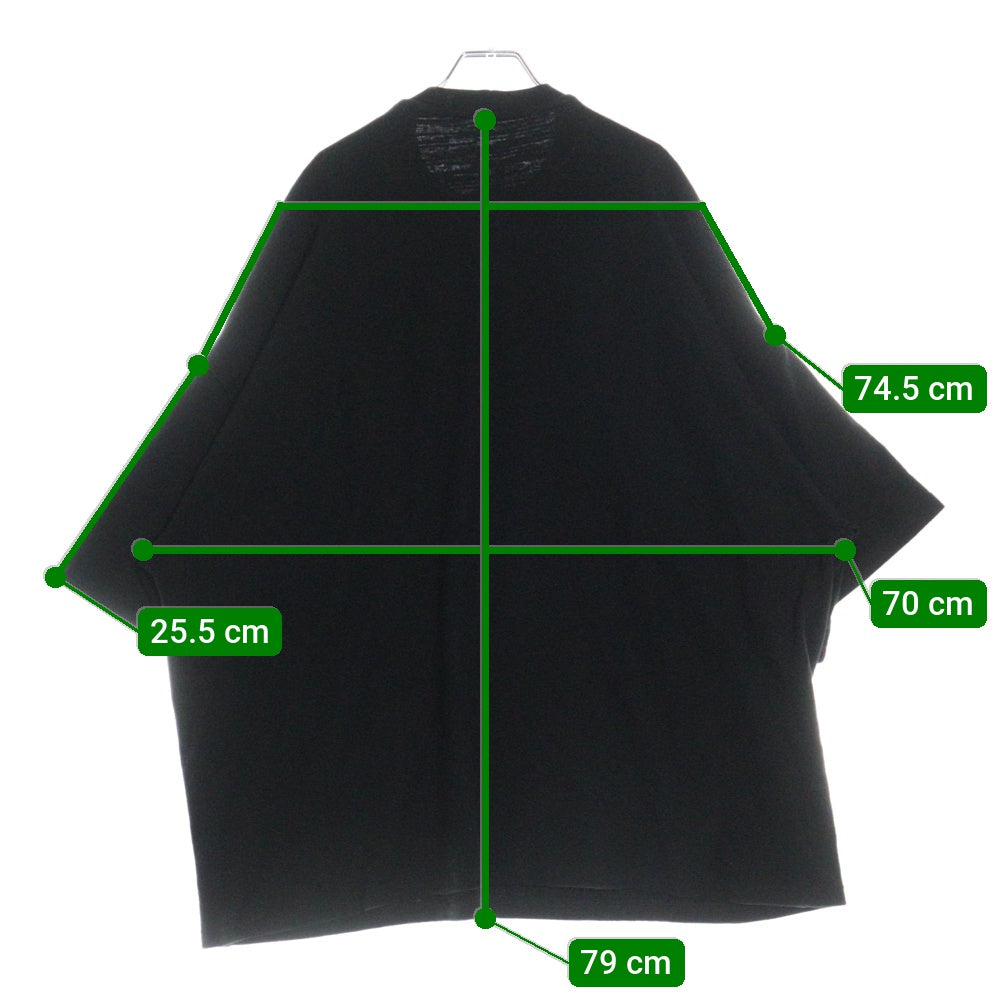 Rick Owens(リックオウエンス) 23AW Oversize Tommy Tee オーバーサイズトミーTシャツ ブラック RR02C7283-BGW