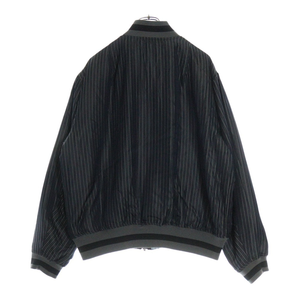 Haider Ackermann(ハイダーアッカーマン) リバーシブル ボンバージャケット グレー/ブルー