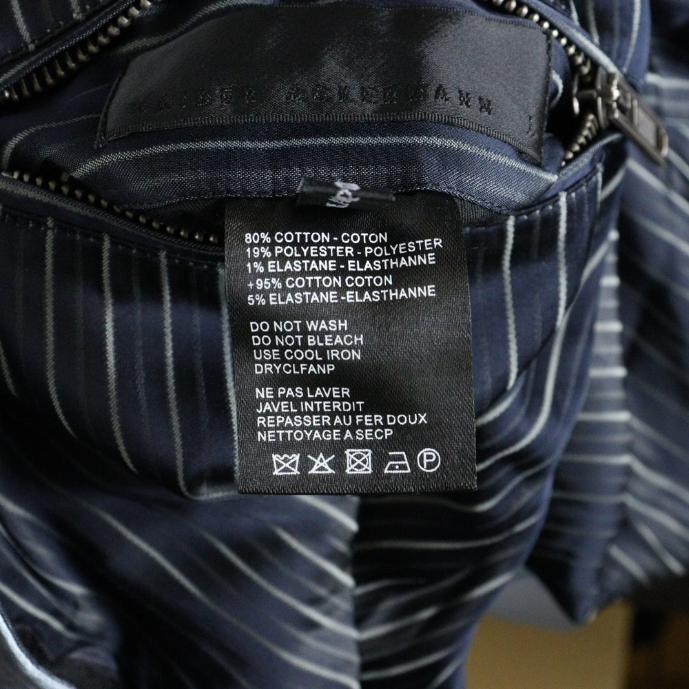 Haider Ackermann(ハイダーアッカーマン) リバーシブル ボンバージャケット グレー/ブルー