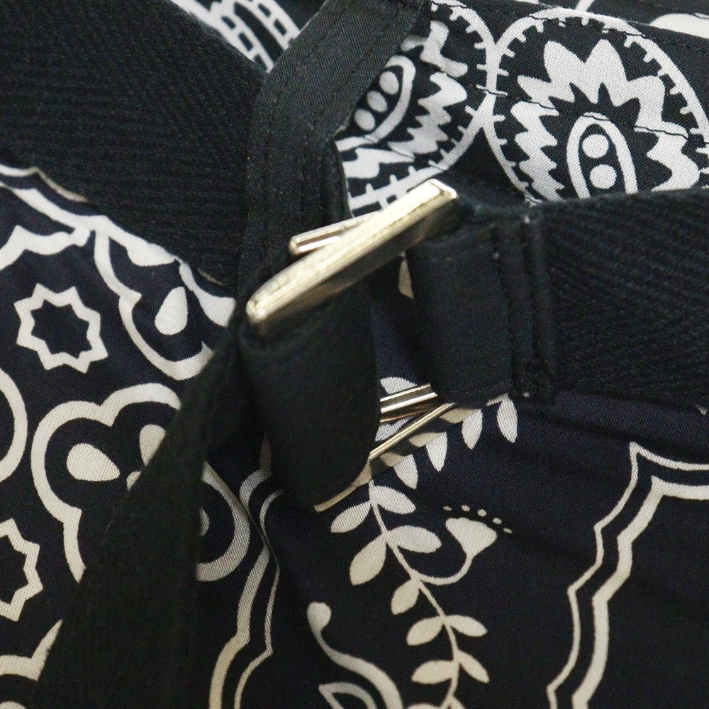 Sacai(サカイ) Archive Print Mix Shorts アーカイブプリントミックスショーツ バンダナパンツ ブラック 21-02473M