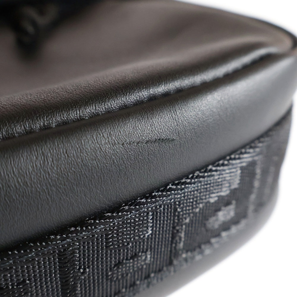 SUPREME(シュプリーム) 23AW Leather Shoulder Bag ボックスロゴ刺繍 レザー ショルダー バッグ ブラック