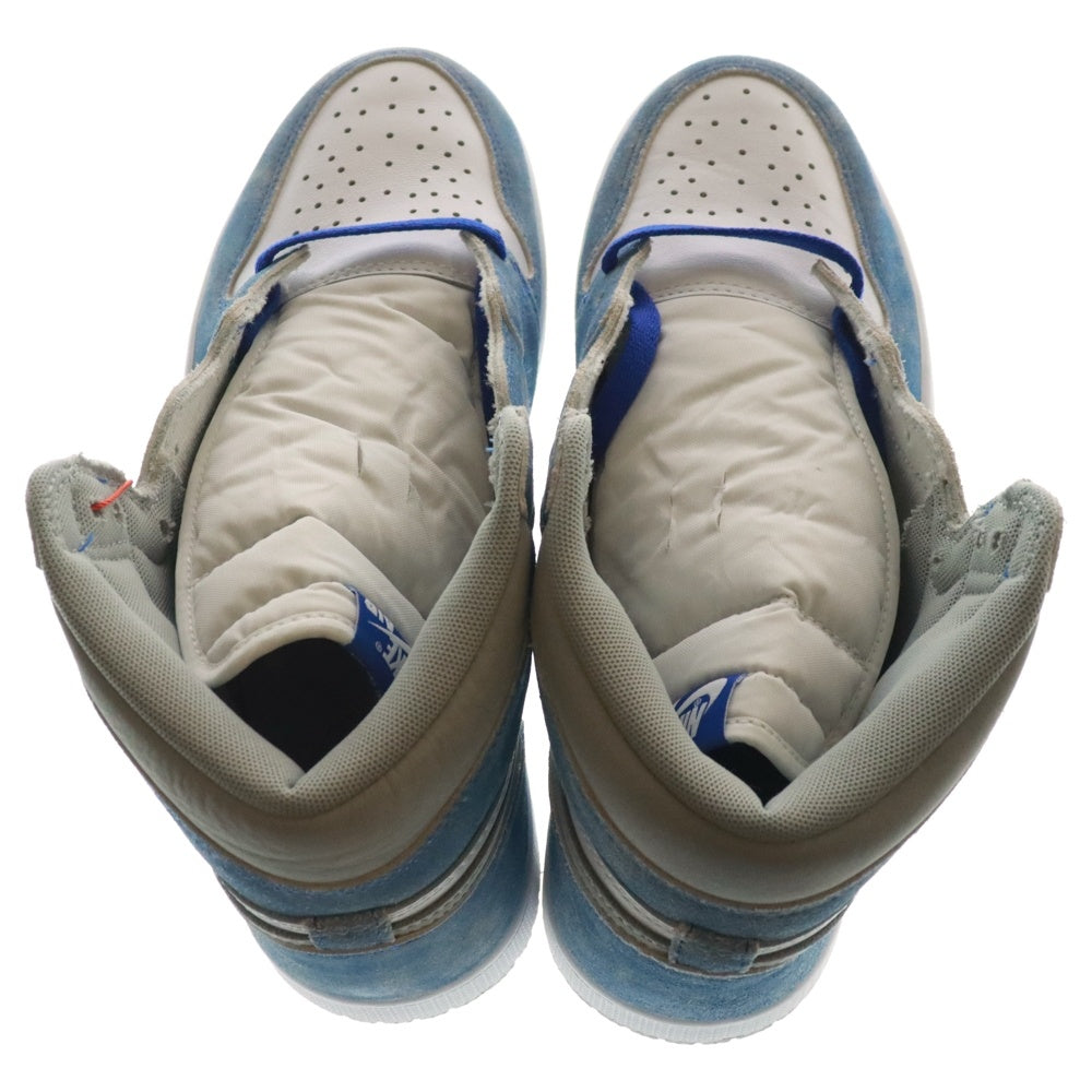 NIKE(ナイキ) AIR JORDAN 1 HIGH OG HYPER ROYAL エア ジョーダン 1 オージー ハイパー ロイヤル ハイカットスニーカー ブルー/ホワイト US9.5/27.5cm 555088-402