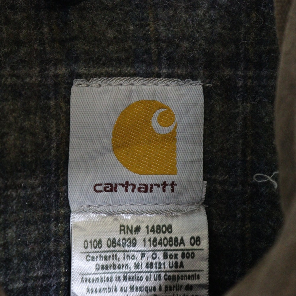 CARHARTT(カーハート) 00S DETROIT JACKET デトロイトジャケット ダック生地 ブランケットライナー付き モスグリーン J97 MOS