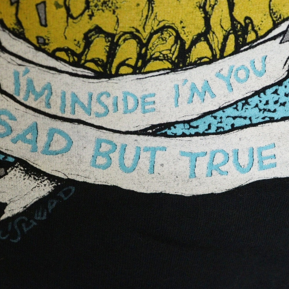 VINTAGE(ヴィンテージ) 90S VINTAGE METALLICA PUSHEAD SAD BUT TRUE 1991 TEE ヴィンテージ メタリカ パスヘッド 両面プリントTシャツ 半袖クルーネックカットソー ブラック