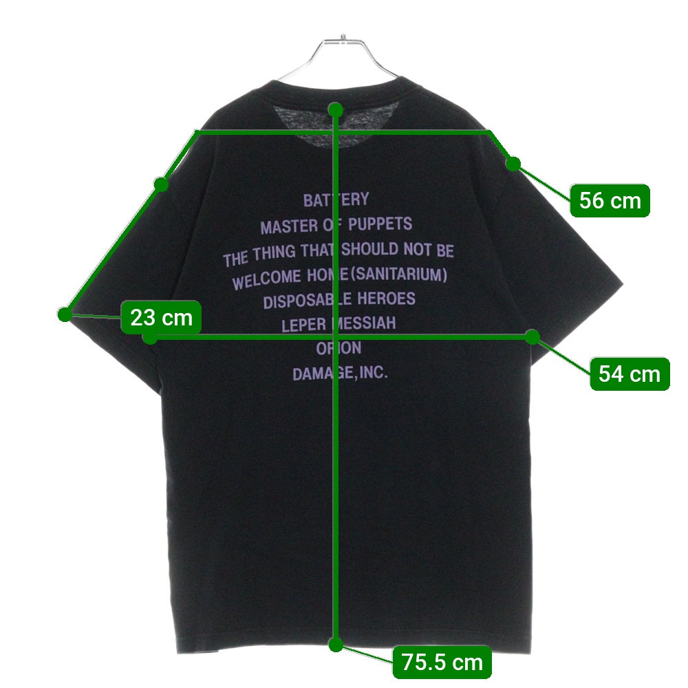 VINTAGE(ヴィンテージ) 90S VINTAGE METALLICA MASTER OF PUPPETS TEE ヴィンテージ メタリカ マスターオブパペッツ GIANTタグ 両面プリントTシャツ 半袖クルーネックカットソー