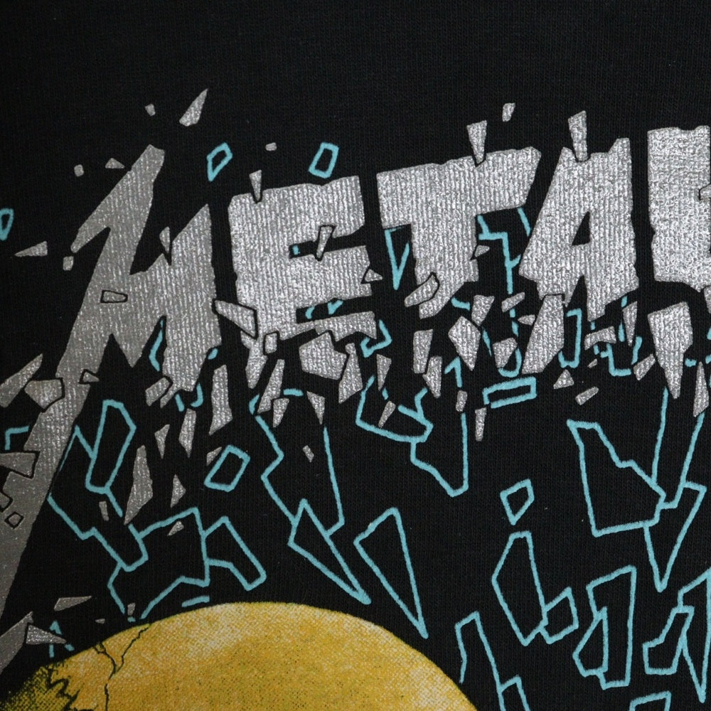VINTAGE(ヴィンテージ) 90S VINTAGE METALLICA PUSHEAD SAD BUT TRUE 1991 TEE ヴィンテージ メタリカ パスヘッド 両面プリントTシャツ 半袖クルーネックカットソー ブラック