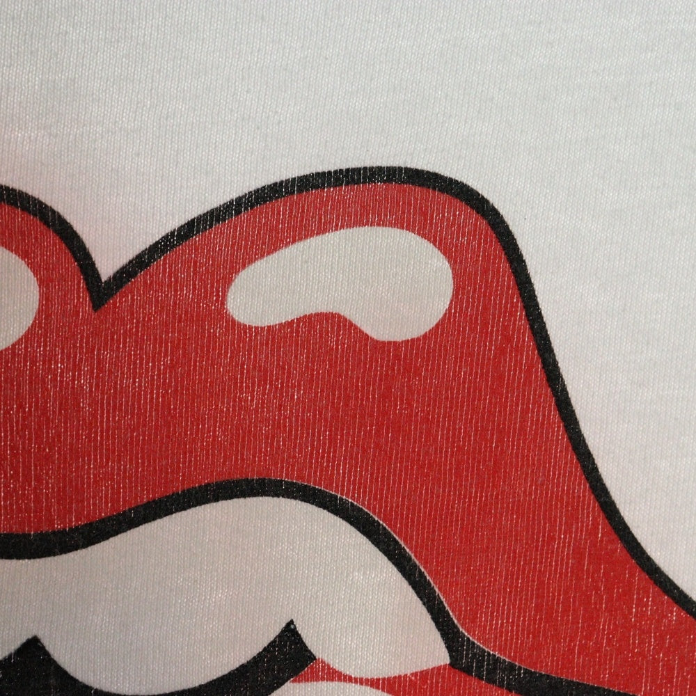 VINTAGE(ヴィンテージ) 90S VINTAGE THE ROLLING STONES AMERICAN FLAG TONGUE 94/95 ザローリングストーンズ プリントTシャツ 半袖カットソー ホワイト