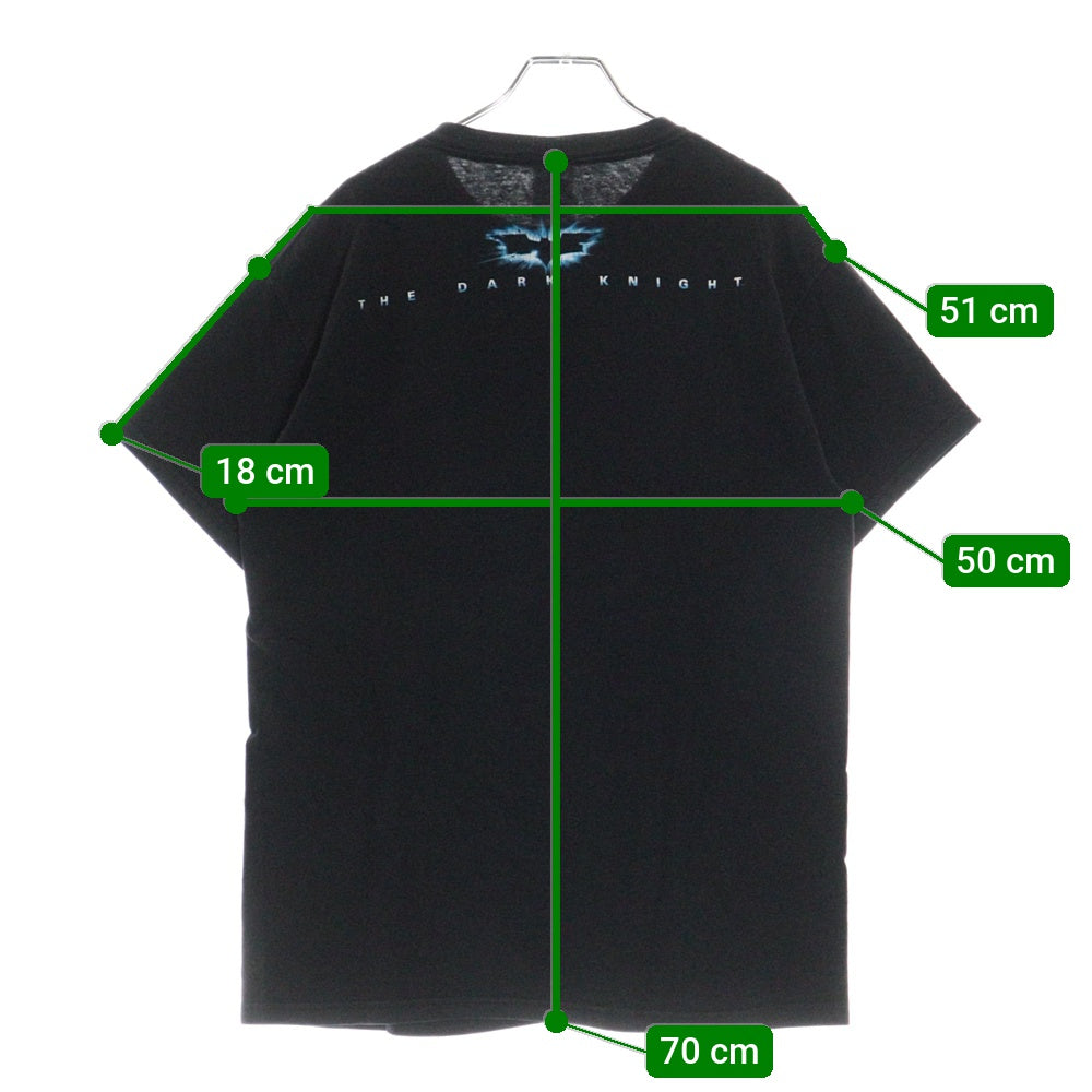 VINTAGE(ヴィンテージ) 00S VINTAGE THE DARK NIGHT JOKER TRUMP TEE ヴィンテージ ダークナイト ジョーカー トランプ DELTAタグ 両面プリントTシャツ 半袖クルーネックカットソー
