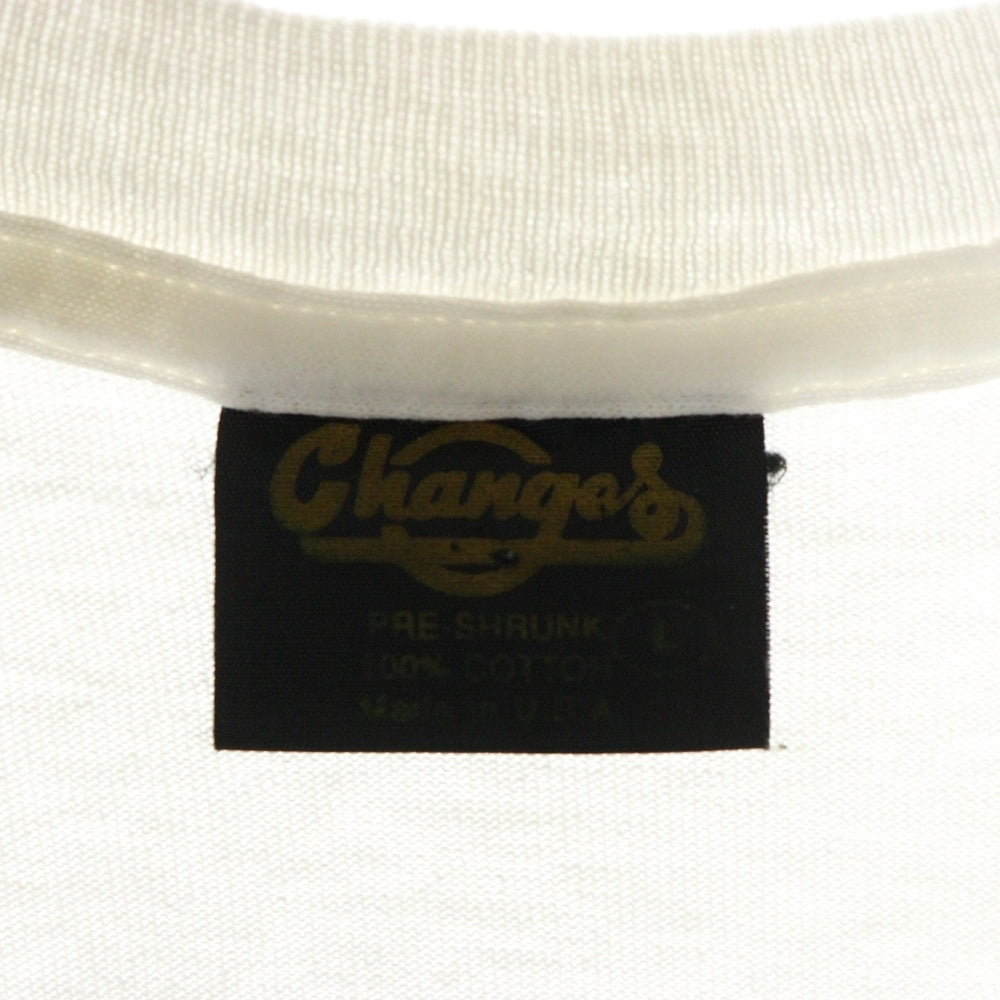 VINTAGE(ヴィンテージ) 90S VINTAGE KERMIT CLEIN PARODY TEE ヴィンテージ カーミットクライン パロディ CHANGESタグ フロントプリントTシャツ 半袖クルーネックカットソー ホワイト