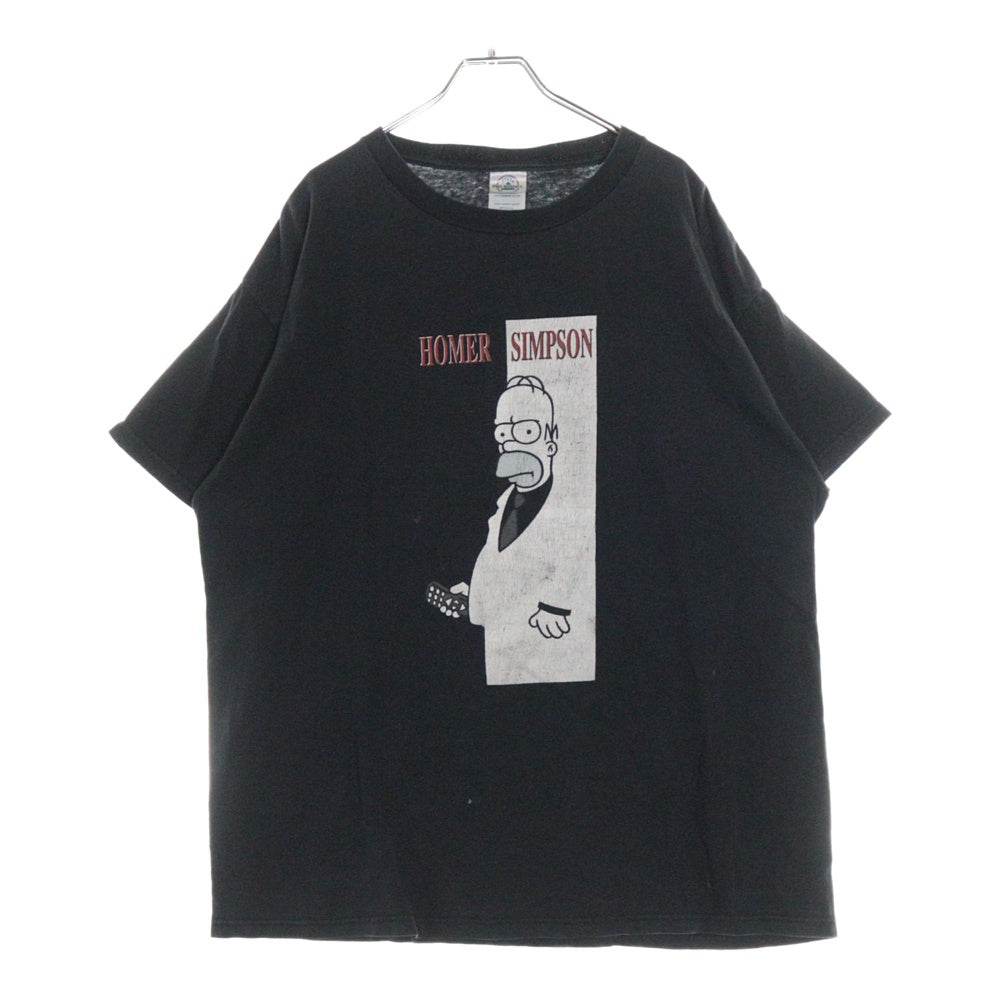 VINTAGE(ヴィンテージ) 00S VINTAGE the Simpsons ザ シンプソンズ パロディ プリントTシャツ 半袖カットソー ブラック