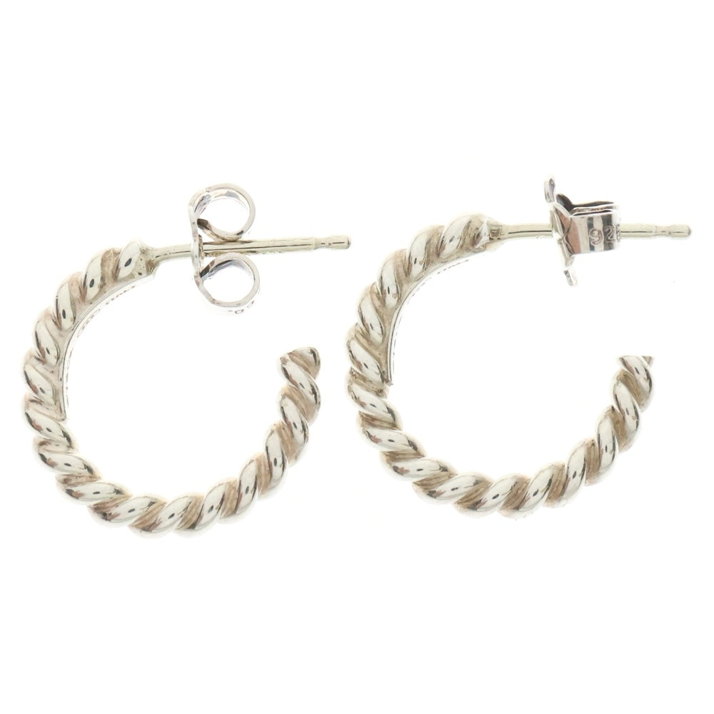 TIFFANY & Co.(ティファニー) VINTAGE ツイストフープ ピアス レディース シルバー