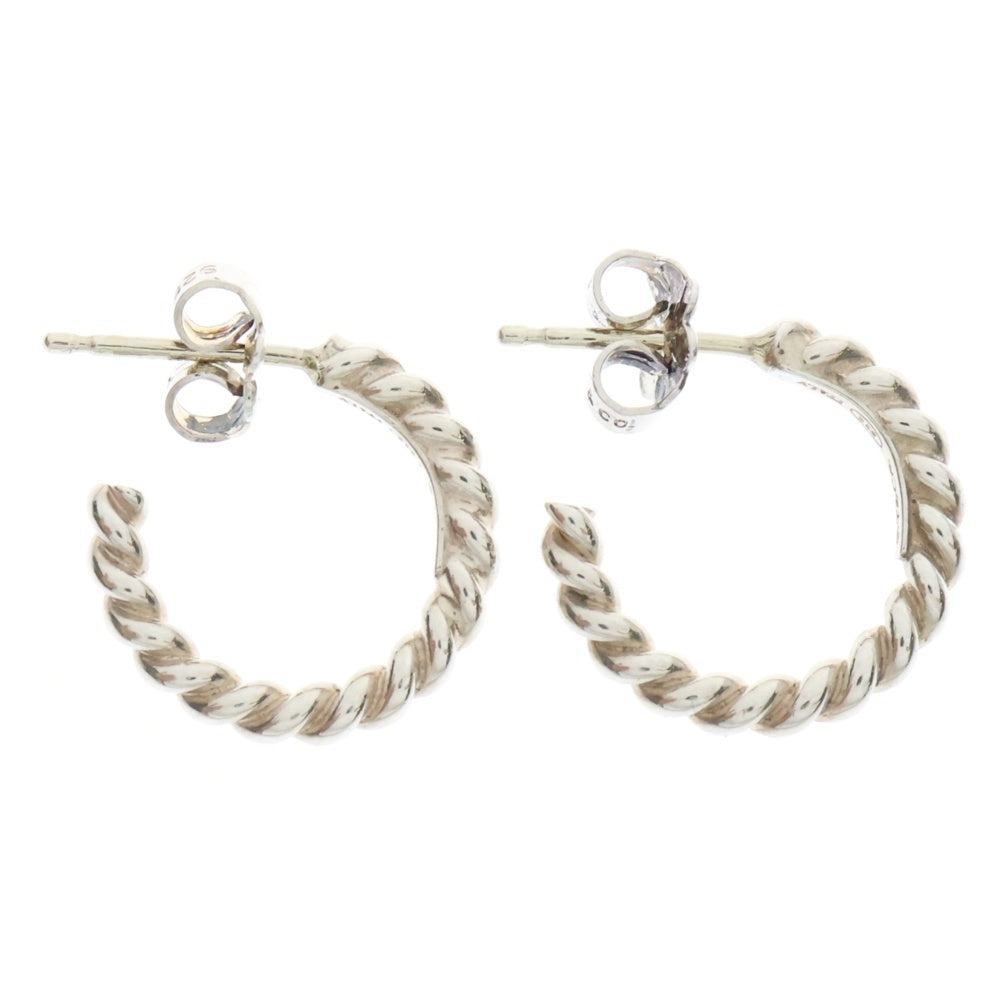 TIFFANY & Co.(ティファニー) VINTAGE ツイストフープ ピアス レディース シルバー