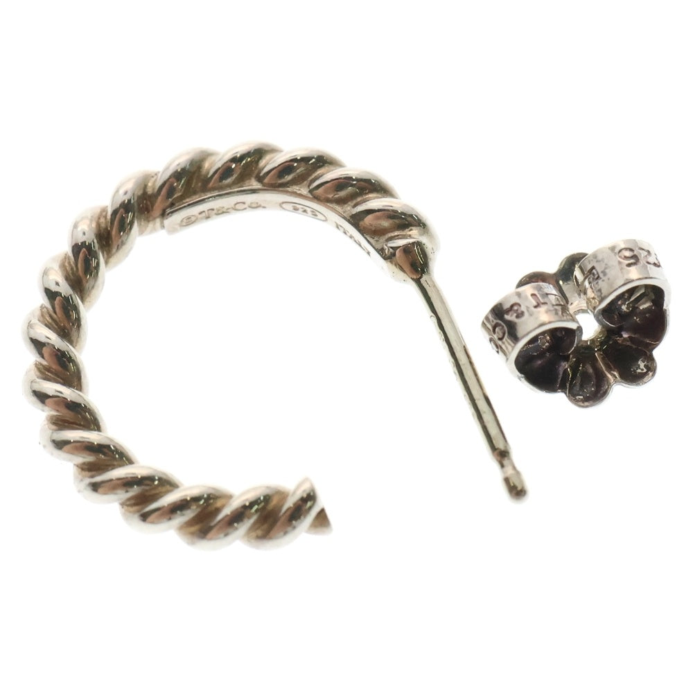 TIFFANY & Co.(ティファニー) VINTAGE ツイストフープ ピアス レディース シルバー