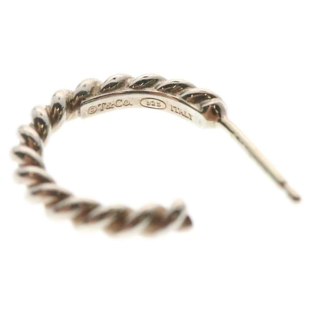 TIFFANY & Co.(ティファニー) VINTAGE ツイストフープ ピアス レディース シルバー