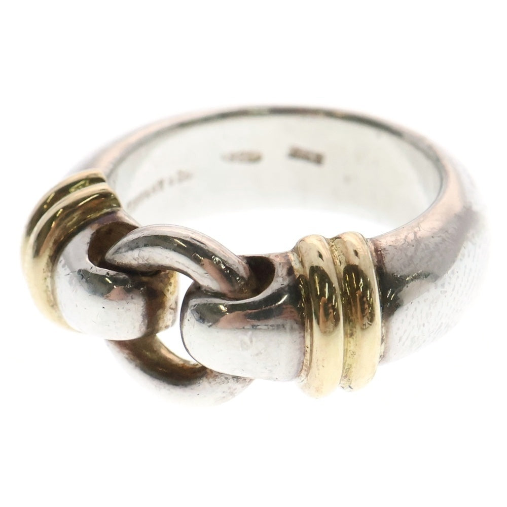 TIFFANY & Co.(ティファニー) VINTAGE サークル コンビリング 指輪 シルバー/ゴールド