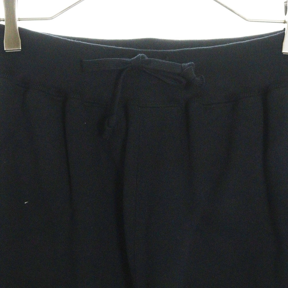WACKO MARIA(ワコマリア) 25SS ×NECK FACE HEAVY WEIGHT SWEAT PANTS (TYPE-1) ヘビーウェイト ロゴプリント スウェット パンツ ブラック/ブルー NECKFACE-WM-SP02