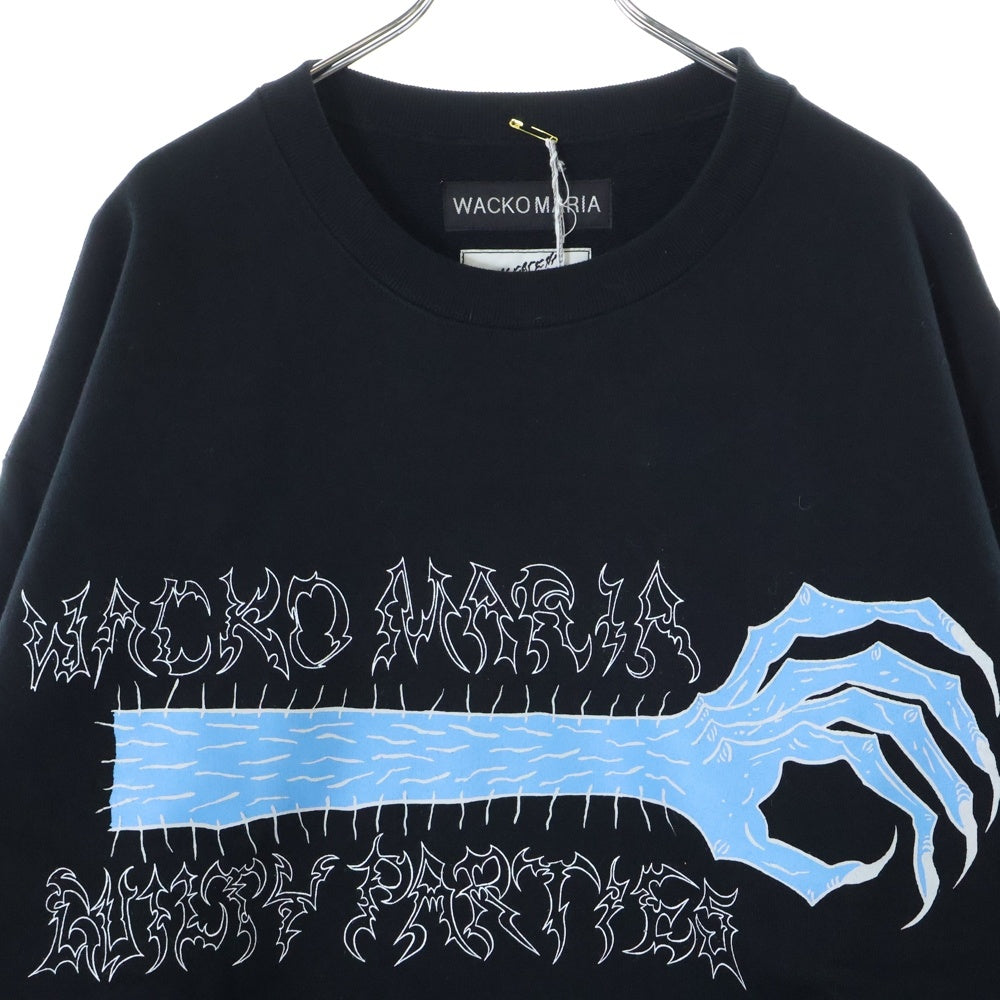 WACKO MARIA(ワコマリア) 25SS ×NECK FACE HEAVY HEAVY WEIGHT CREW NECK SWEAT SHIRT (TYPE-1) ヘビーウェイト クルーネック プルオーバー スウェット トレーナー NECKFACE-WM-SS29