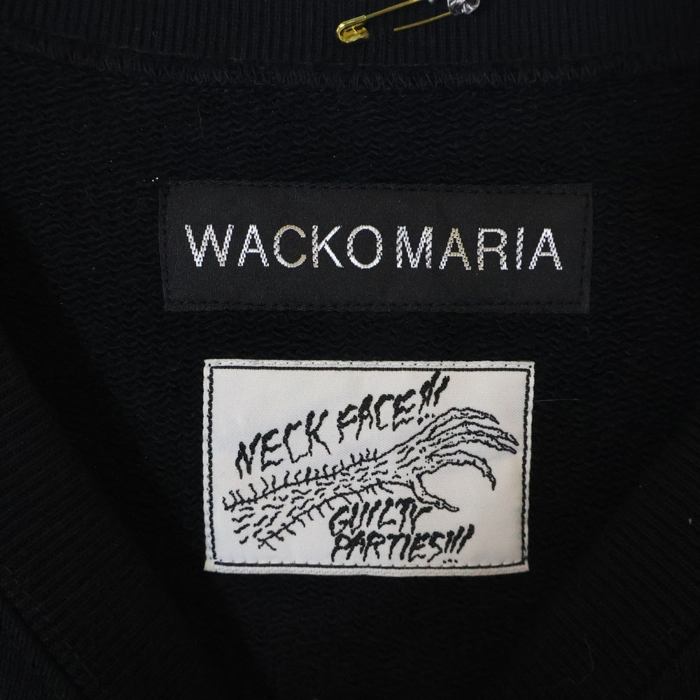 WACKO MARIA(ワコマリア) 25SS ×NECK FACE HEAVY HEAVY WEIGHT CREW NECK SWEAT SHIRT (TYPE-1) ヘビーウェイト クルーネック プルオーバー スウェット トレーナー NECKFACE-WM-SS29