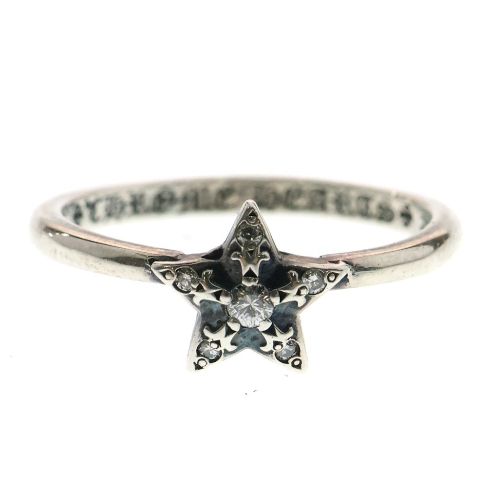 CHROME HEARTS(クロムハーツ) BUBBLEGUM STAR A PD バブルガム スターリング アフター パヴェダイヤ シルバー
