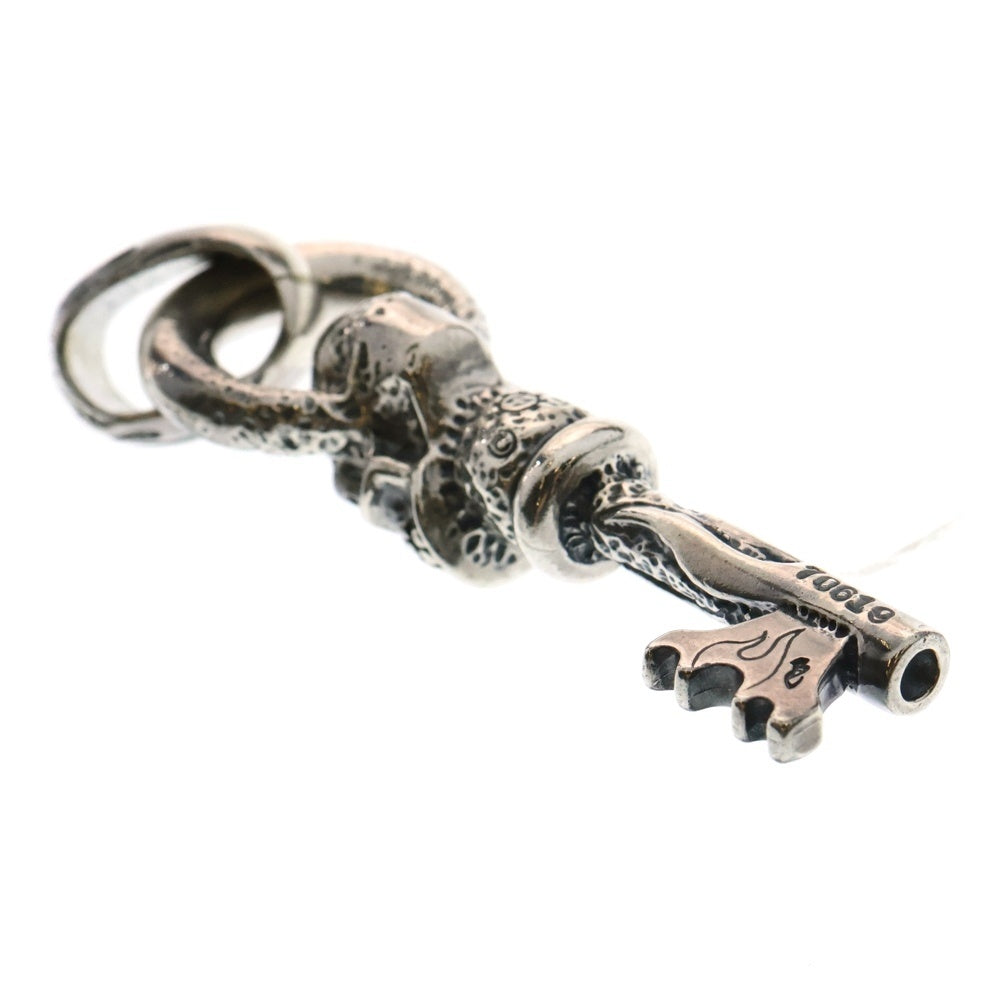 STARLINGEAR(スターリンギア) FLAMING SKELETON KEY フレーミング スケルトンキー ペンダントトップ シルバー