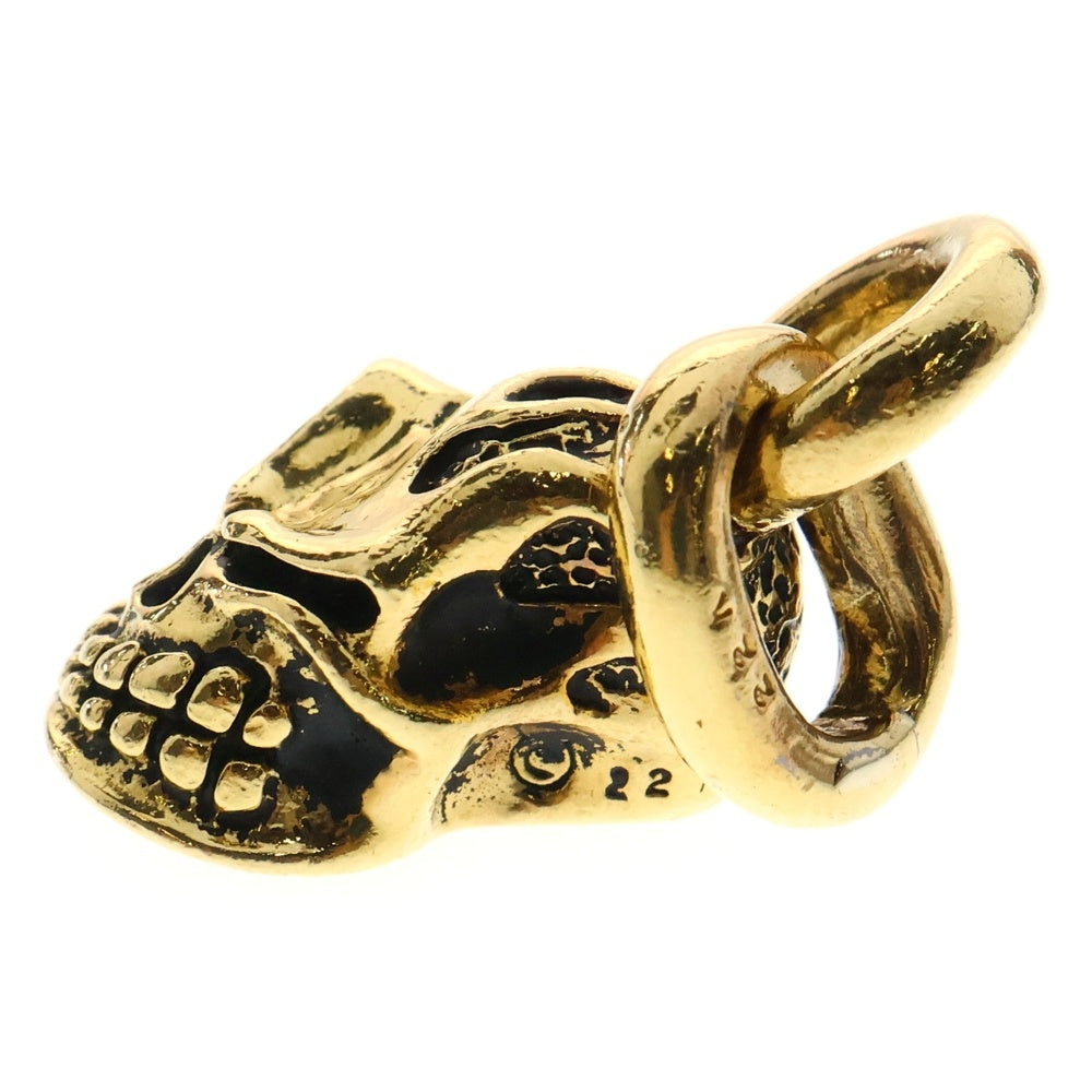 STARLINGEAR(スターリンギア) 22K MICRO SKULL マイクロスカル ペンダントトップ ゴールド